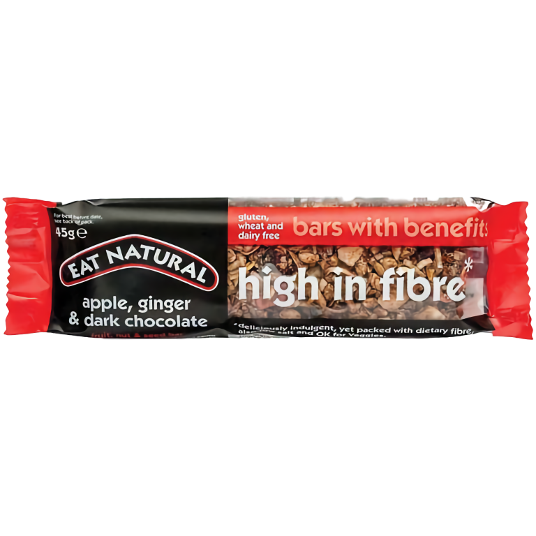 Eat Natural — High Fibre - Apple Ginger and Dark Choc