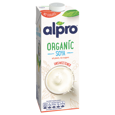 Alpro — Unsweetened Organic Soya Drink