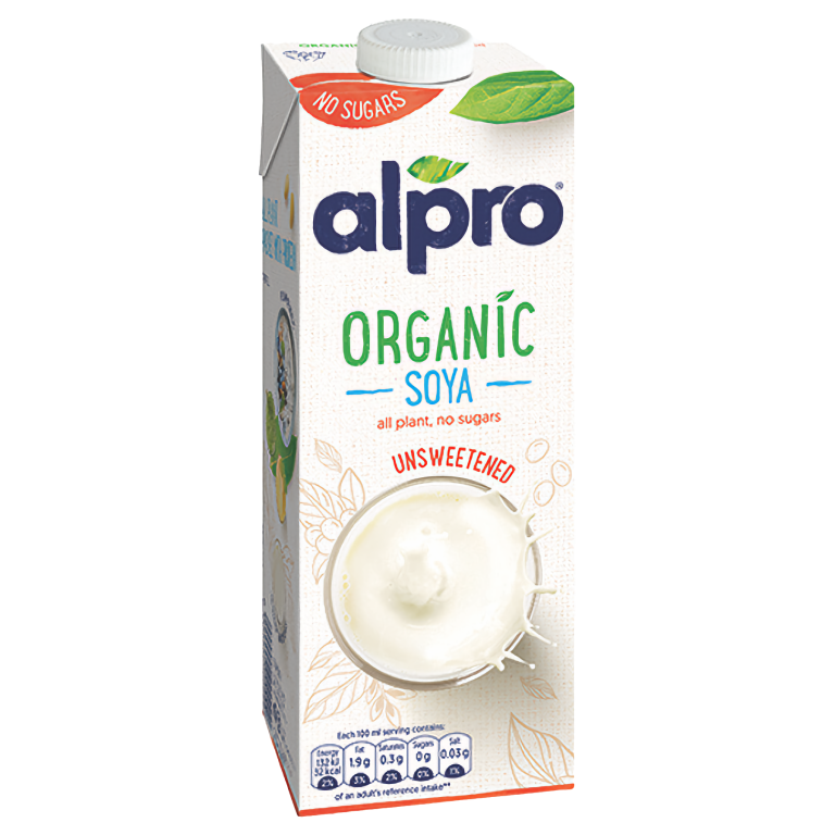 Alpro — Unsweetened Organic Soya Drink
