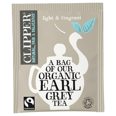 Clipper Enveloped — 250's – F/T Organic Earl Grey