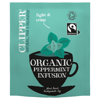Clipper Enveloped — 250's – F/T Organic Peppermint