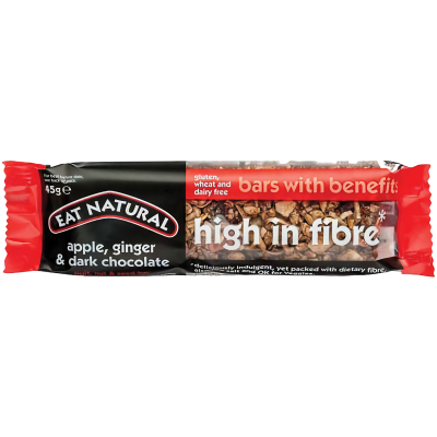 Eat Natural — High Fibre - Apple Ginger and Dark Choc