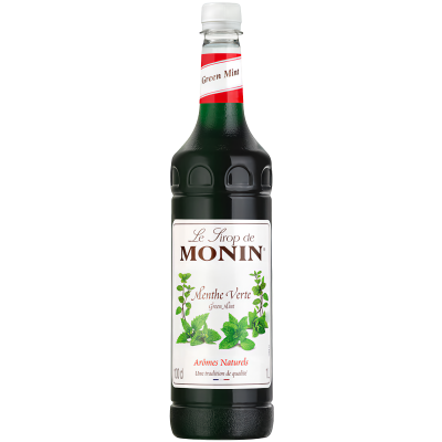 Monin — Plastic – Green Mint Syrup