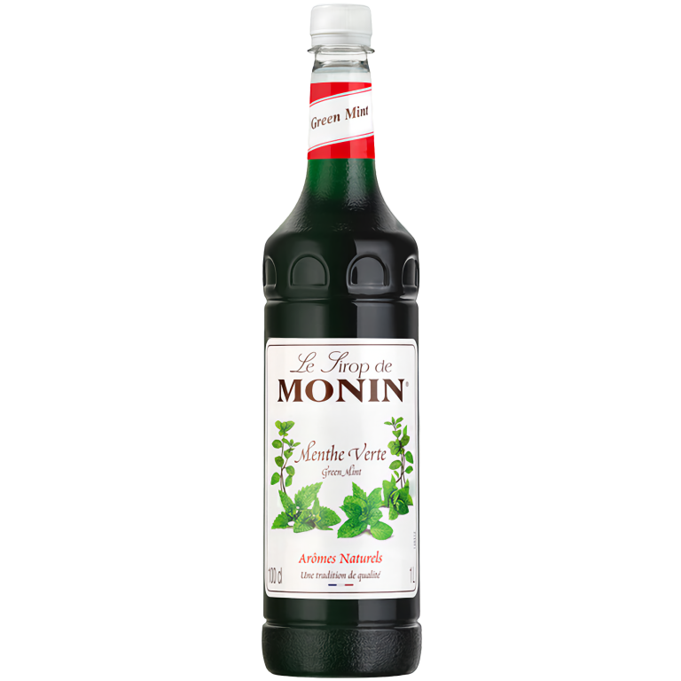 Monin — Plastic – Green Mint Syrup