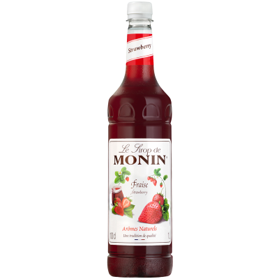 Monin — Plastic – Strawberry Syrup