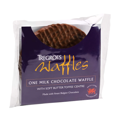 Tregroes — One Milk Chocolate Waffle